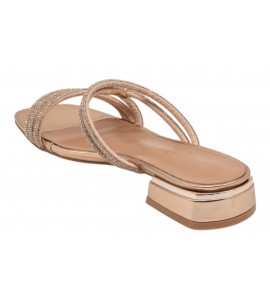 KHARISMA Ciabattina flat 2313.26 STRASS ROSA ORO