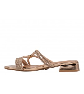 KHARISMA Ciabattina flat 2313.26 STRASS ROSA ORO