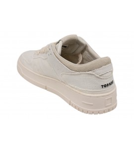 DATE uomo M441-TO-FG-WH TORNEO FRINGED WHITE