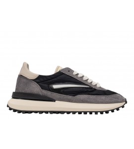 DATE UOMO M441-AT-NY-BV ATHLETA NYLON BLACK-IVORY