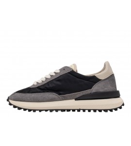 DATE UOMO M441-AT-NY-BV ATHLETA NYLON BLACK-IVORY