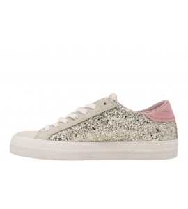DATE donna W441-HL-GL-PL HILL LOW GLITTER PLATINUM