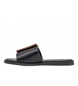 NOA HARMON ciabattina 9979-67 GRAPE BLACK-CUERO