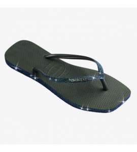 HAVAIANAS 4150248/4896 Slim Square Sparkle GREEN