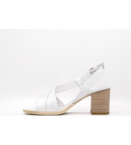 NERO GIARDINI SANDALO IN PELLE E410440D bianco