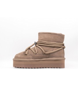 COLORS OF CALIFORNIA Stivale platform look mountain