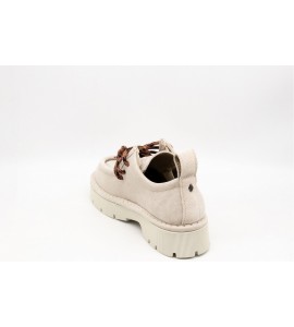 PANCHIC SCARPA ALLACCIATA DONNA P99 IN SUEDE FODERATA IN MICROFIBRA NEBBIA