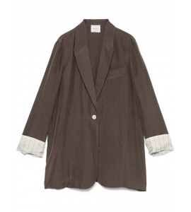 ALYSI BLAZER MONOPETTO IN SETA