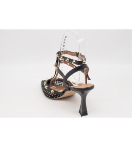 OVYE' Slingback In Rete Con Strass