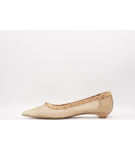 OVYE' Ballerina traforata con borchiette
