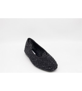 STEVE MADDEN BALLERINA A RETE CON STRASS