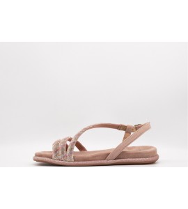 ALMA EN PENA sandalo basso con micro strass