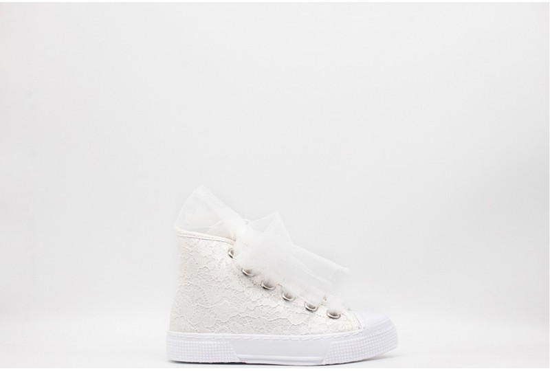 DEXCO SNEAKER IN PIZZO BAMBINA