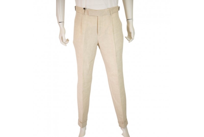 PAOLONI PANTALONI LINO