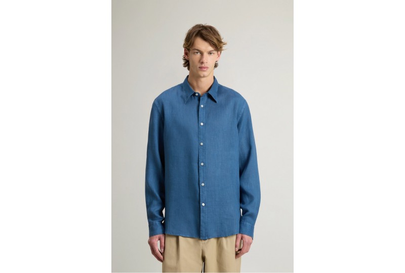 WOOLRICH Camicia in puro lino