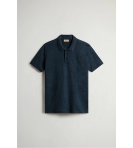 WOOLRICH Polo in puro lino