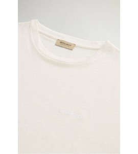 WOOLRICH T-shirt in puro lino