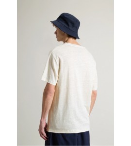 WOOLRICH T-shirt in puro lino