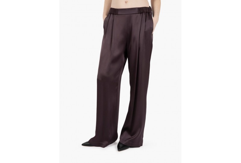 ALYSI PANTALONE AMPIO SATIN