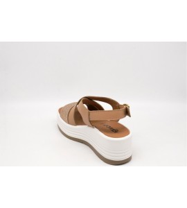 IGI &amp  CO Sandali con zeppa in pelle