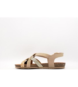 IGI&CO 7695633 NABUK SABBIA/PLATINO 35