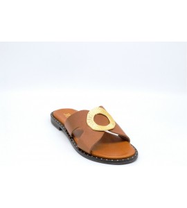 JEIDA CIABATTA IN PELLE