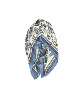 TOSCA BLU FOULARD ANANAS BLU