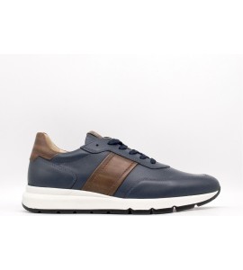 NERO GIARDINI SNEAKERS IN PELLE UOMO