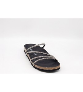 GRUNLAND Ciabatta con glitter SARA