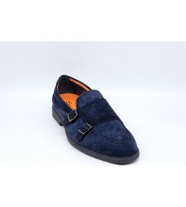 SANTONI MOCASSINO DOPPIA FIBBIA