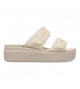 CROCS Brooklyn Buckle Frosted Low Wedge W