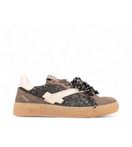 GIO + SNEAKERS GLITTER CON PERLE