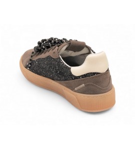 GIO + SNEAKERS GLITTER CON PERLE