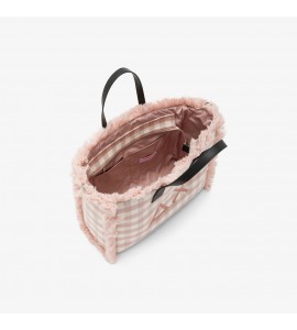 SUN68 Shopping bag midi Cali in lana check