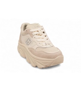 LIU JO Chuncky sneakers in suede e rete