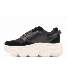 LIU JO Chuncky sneakers in suede e rete