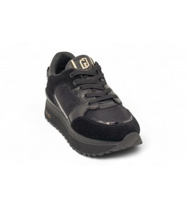 LIU-JO Sneakers MAXI WO platform in pelle