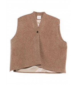 ALYSI Gilet con bottone