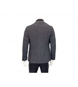 PAOLONI GIACCA TINTA JEANS