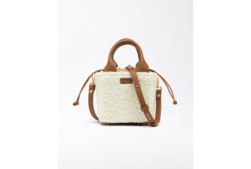 DATE CUBO BAG TEDDY WHITE...