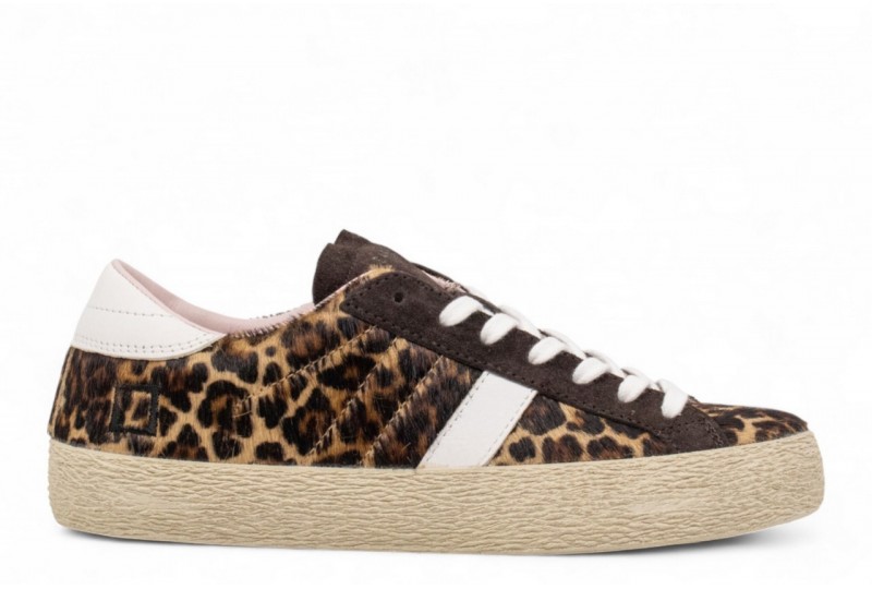 DATE HILL LOW LEOPARD BROWN