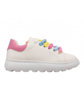 GEOX J bambina PUFFYPOP J55MRA000BCC0406 WHITE/PINK