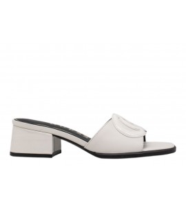 GUESS Sandali in misto pelle Cerinna FLJCNNLEP03 WHITE
