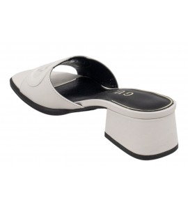 GUESS Sandali in misto pelle Cerinna FLJCNNLEP03 WHITE