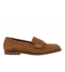 VSL MOCASSINO DONNA IN CAMOSCIO 3000 CUOIO