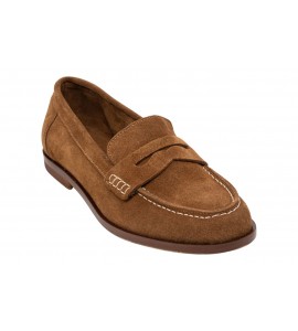 VSL MOCASSINO DONNA IN CAMOSCIO 3000 CUOIO