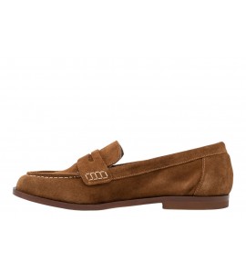 VSL MOCASSINO DONNA IN CAMOSCIO 3000 CUOIO
