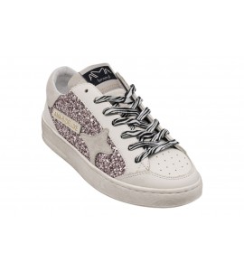 AMA BRAND donna sneaker 4062 SLAM BIANCO/ARGENTO