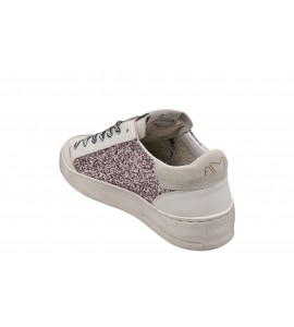 AMA BRAND donna sneaker 4062 SLAM BIANCO/ARGENTO