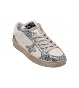 AMA BRAND donna sneaker 4039 SLAM BIANCO/ARGENTO
